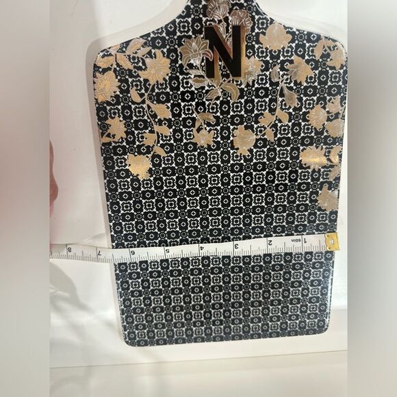 Anthropologie Eliza Tile Monogram Cheese Board Letter N - Picture 13 of 13